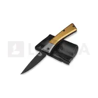 Benchmade Successor 315BK-01, Black Cerakote M390, Burnt Brass, Ash Gray, Aluminium, coltello da tasca
