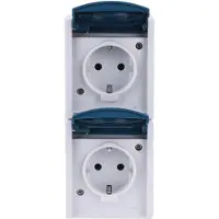 Busch-Jaeger - OCEAN AP/FR Presa di corrente a 2 vie verticale