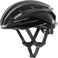 Uvex Surge Aero Mips Casco per bici (59-61 cm, nero/grigio)