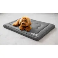 Welsti Letto per cani, materasso per cani, grigio scuro M 70x50