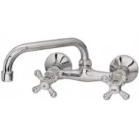 Diamond Miscelatore retrò per lavabo a parete