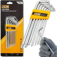 JCB Set di 7 chiavi 5071L TORX , T10-T40, per lavori di manutenzione, alta precisione e durata, struttura robusta, prodotte da , utensili di alta qualità.