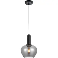 ITALUX STABLA Lampada a sospensione E27 Nero 40W Dimmerabile