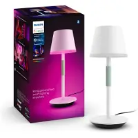Philips Lampada da tavolo LED Hue Go, bianca, RGBW