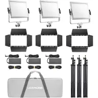 Godox Litemons LP1200Bi Pannello luminoso LED bicolore Kit di 3 luci