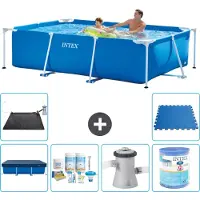 Intex Piscina fuori terra rettangolare - 260x160x65 cm - 7 pezzi - Modello S40113