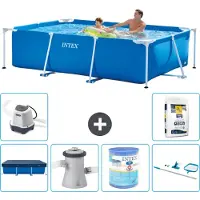 Intex Piscina fuori terra rettangolare - 260x160x65 cm - 7 pezzi - Modello S40092