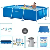 Intex Piscina fuori terra rettangolare - 260x160x65 cm - 7 pezzi - Modello S40135