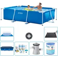 Intex Piscina fuori terra rettangolare - 260x160x65 cm - 7 pezzi - Modello S40110