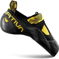 La Sportiva - Scarpetta (arrampicata) - Theory Yellow/Black per Uomo - Taglia 39 - Nero