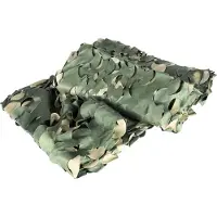 Buteo Photo Gear 3D Rete mimetica con foglie, mimetica forestale verde, 1,5x3 m