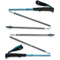 Black Diamond Distance Carbon Z Poles Bastoncini per trail running (105 cm, desert sky)