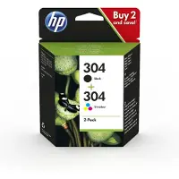 HP Cartuccia stampante 304 (3JB05AE) - Nero + 3 colori Multipack