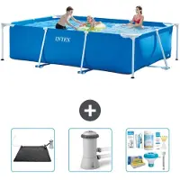 Intex Piscina fuori terra rettangolare - 300x200x75 cm - 4 pezzi - Modello S22353