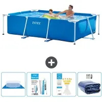 Intex Piscina fuori terra rettangolare - 260x160x65 cm - 5 pezzi - Modello S22345