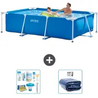 Intex Piscina fuori terra rettangolare - 260x160x65 cm - in 3 pezzi - modello S22344