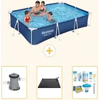 Bestway Steel Pro, piscina rettangolare - 300x201x66 cm - 4 pezzi - Modello S22727