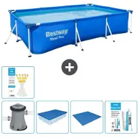Bestway Steel Pro, piscina rettangolare - 300x201x66 cm - 6 pezzi - Modello S22723