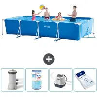 Intex Piscina fuori terra rettangolare - 450x220x84 cm - 5 pezzi - Modello S30273