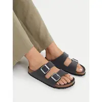 Birkenstock Arizona BFBC Sandali (36 - Narrow, grigio/nero)