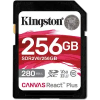 Kingston Scheda Di Memoria Canvas React Plus 256gb Sdxc Uhs-ii Clase 10
