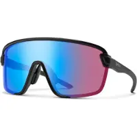 Smith - Occhiali da sole - Bobcat Matte Black ChromaPop Low Light Rose Blue Mirror - Nero