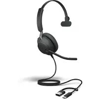 Jabra Cuffie Per Telefono Evolve2 40 Se Ms Mono Usb D/a
