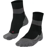 Falke Women's RU Compression Stabilizing Calze da running Donna (41-42, nero/grigio)