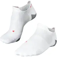 Falke RU5 Invisible Calze da running Uomo (39-41, bianco/grigio)