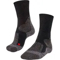 Falke Women's TK1 Calze da trekking Donna (37-38, nero/grigio)