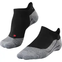 Falke TK5 Invisible Calze da trekking Uomo (42-43, nero/grigio)