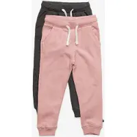 Minymo Kid's Basic 37 Sweat Pants (2-Pack) Pantaloni da allenamento Bambini (146, fuchsia)