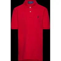 Ralph Lauren per ragazzo. 323603252009 Polo iconica in piqué rosso ((S) 6/7años= 136/138cm), Casual, Cotone, Manica corta, moda per bam