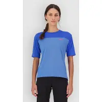 Mons Royale Women's Diversion Merino Bike Jersey S/S Maglietta da ciclismo Donna (L, blu)