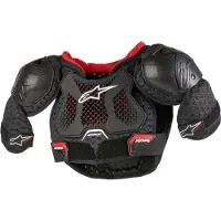 Alpinestars Protezione Torace Bionic Action Kickstart Ragazzo Black Red, Taglia: 4/6