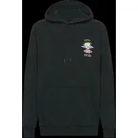Rip Curl Search Icon Hood Giacca in pile Uomo (M, nero)