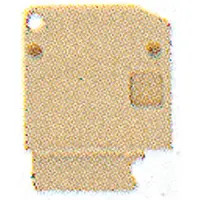 Weidmuller AP AKZ2.5 BL Piastra terminale 2,5 mm Montaggio diretto 0697380000