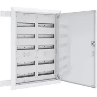 ABN Distributore di campo da incasso/HW, profondità 110 mm, 120 TE, 2 moduli a 5 file per REG, con sportello pieno UK25