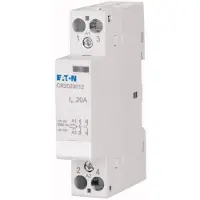 Eaton CR2011012 Contattore di installazione Tensione nominale: 12 V DC/AC Corrente di commutazione (max.): 20 A 1 contatto NA, 1 contatto NC 1 pz