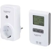Sygonix RS2W Set di radiocomando per riscaldamento Spina intermedia Capacità di commutazione (max.) 3500 W Portata max