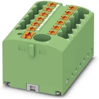 Phoenix Contact 8 pezzi Blocco di distribuzione - Morsetto passante 40,6 mm 24A PTFIX 6/12X2,5 GN