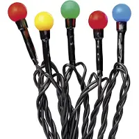 Hellum Ghirlanda luminosa a sfere LED da 80 pezzi, LED colorati