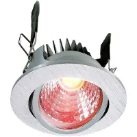 LIGHT IMPRESSIONS Deko-Light plafoniera da incasso COB 68 RGBW 24V DC 8,50 W 500 lm argento 565336