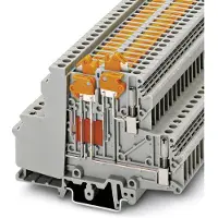 Phoenix Contact Morsetto bipolare con lama di sezionamento - Morsetto di sezionamento 10A, 2 poli 6,2 mm UDMTK 5-P/P