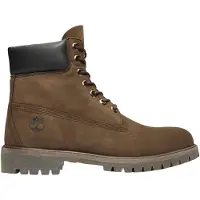 Timberland - Stivali in cuoio - Premium 6" Lace Up Waterproof Boot Brown per Uomo in Pelle - Taglia 9 US - Marrone