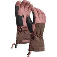 Ortovox Women's Merino Freeride Glove Guanti Donna (M, marrone)