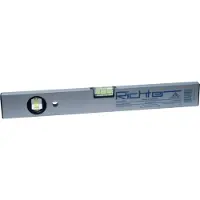 Richter Livella in metallo leggero anodizzato - Lunghezze disponibili 20 - 200 cm 60 cm