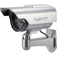Sygonix SY-3420674 Telecamera fittizia con pannello solare, con LED lampeggiante (SY-3420674)