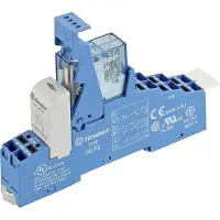 Finder 48.P5.7.024.5050 Modulo relè 1 pz. Tensione nominale: 250 V/AC Corrente di commutazione (max.): 15 A 2 contatti di commutazione (48P570245050)