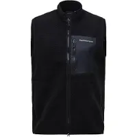 Peak Performance Naturerush Pile Vest Gilet in pile Uomo (S, nero)